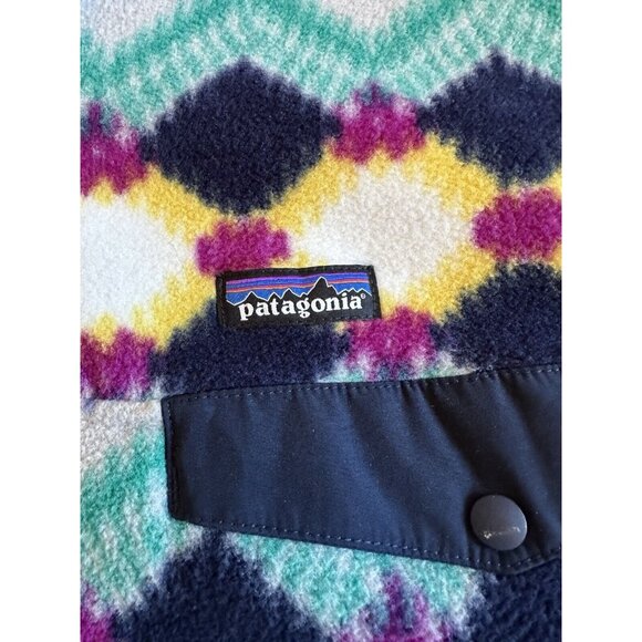 NEW Women's Large Patagonia Synchilla AZTEC Snap-T Fleece Pullover Timber Twist‎ - Picture 2 of 7